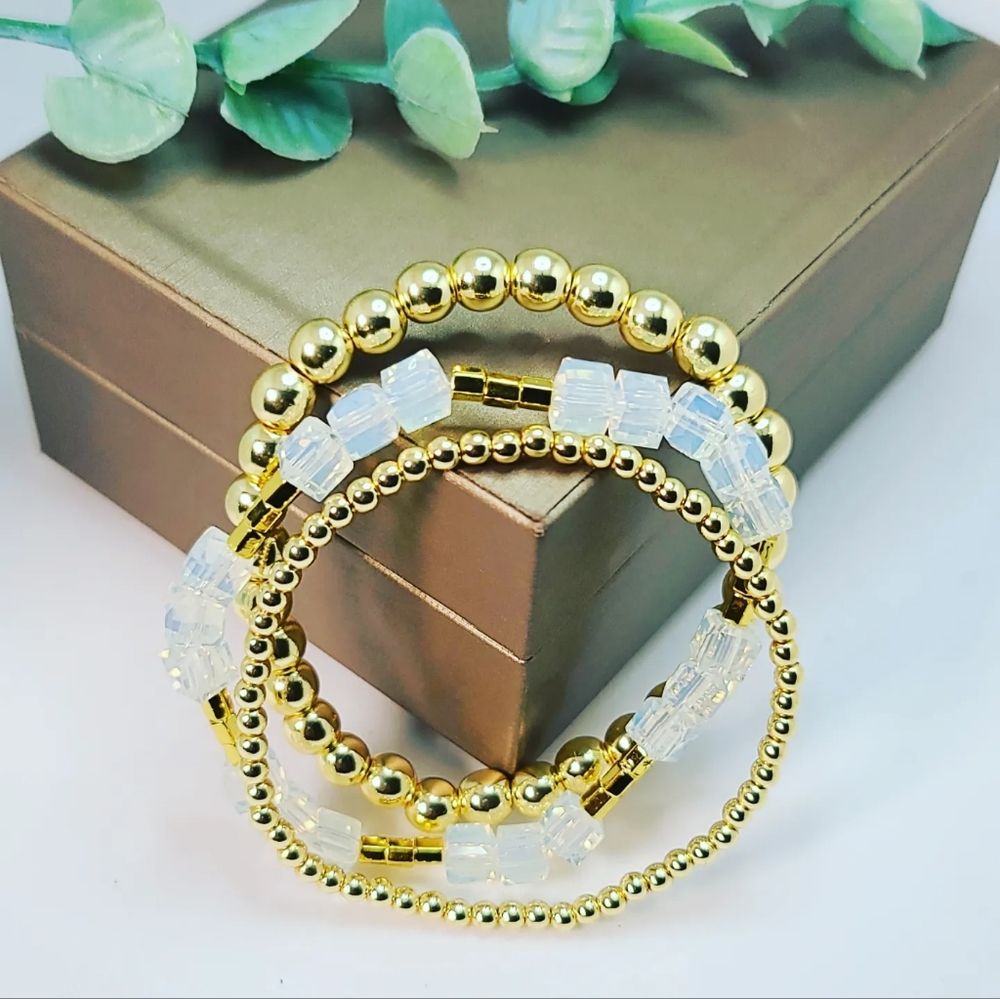 Hematite Bracelet set